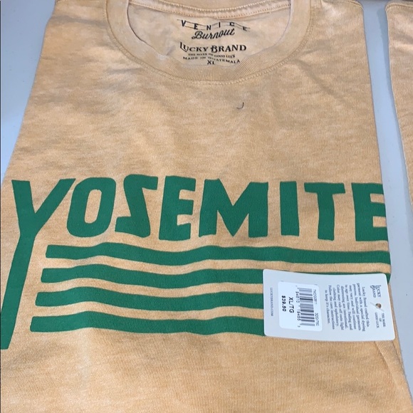 Lucky Brand Mens Yosemite Stripes Tee - Picture 3 of 7